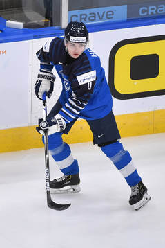 Ville Heinola of Finland skates