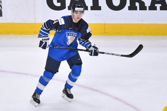 Ville Heinola of Finland skates
