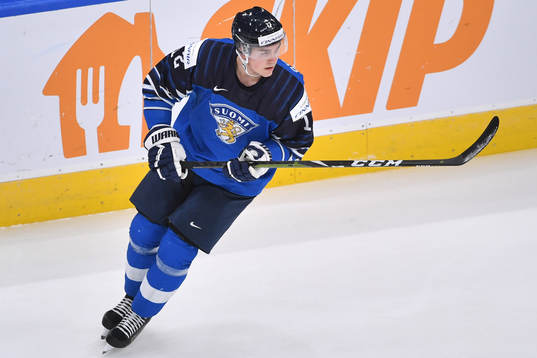 Matias Rajaniemi of Finland skates