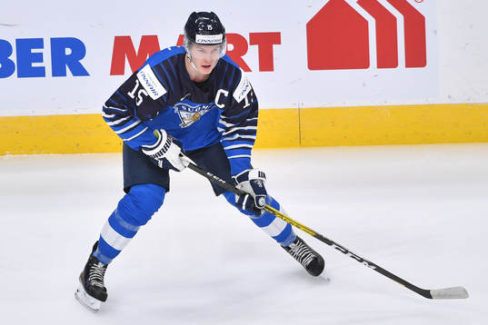 Anton Lundell of Finland skates