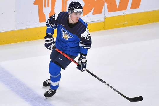 Henri Nikkanen of Finland skates
