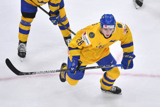 Noel Gunler of Sweden skates