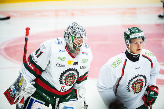 Frölundas målvakt Niklas Rubin