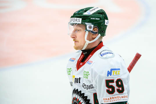 Frölundas Simon Hjalmarsson deppar