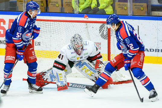 Oskarshamns John Dahlström och Max Veronneau oroar