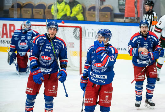 Oskarshamns Filiph Engsund, Joakim Thelin och Nichlas Torp