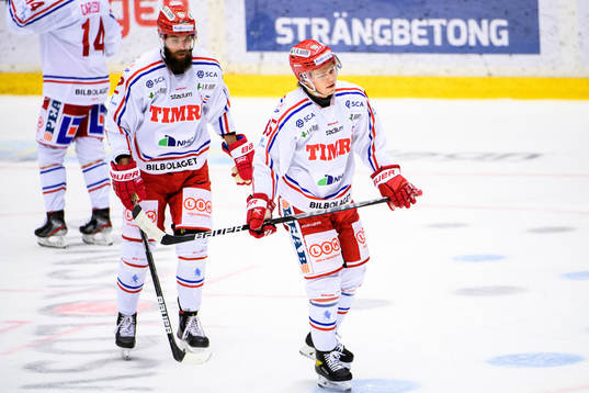 Timrås Per Svensson och Filip Westerlund deppar