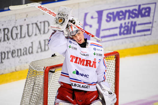 Timrås målvakt Jacob Johansson
