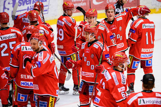 under ishockeymatchen i Hockeyallsvenskan mellan Modo och