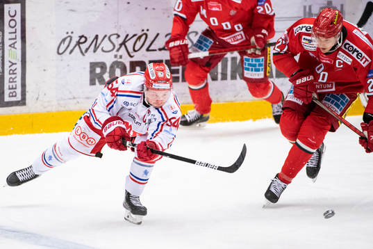 Timrås Jonathan Dahlén och Modos Brendan Mikkelson