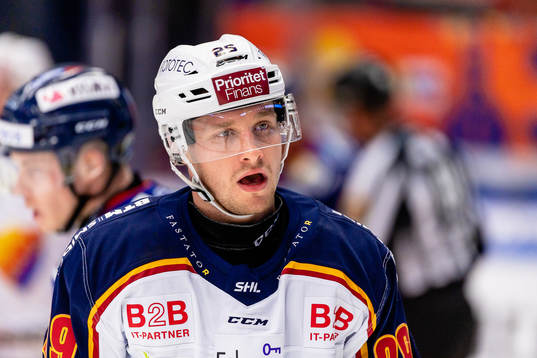 Djurgårdens Sebastian Strandberg deppar