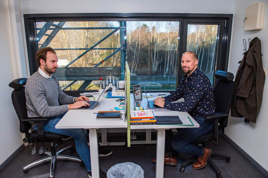 Rögles assisterande sportchef Christoffer Malm och