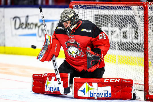 Malmö Redhawks målvakt Oscar Alsenfelt