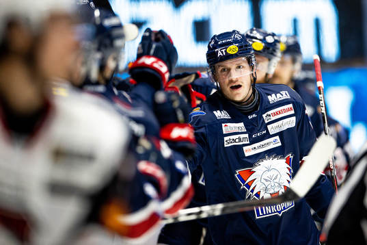 Linköpings Henrik Törnqvist jublar