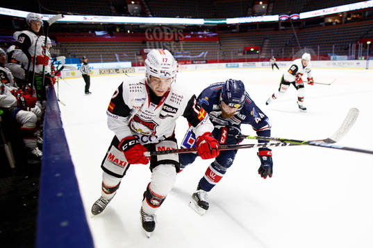 Malmö Redhawks Pathrik Westerholm och Linköpings Jonas