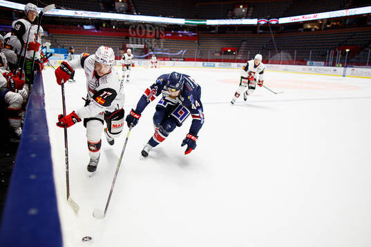 Malmö Redhawks Pathrik Westerholm och Linköpings Jonas