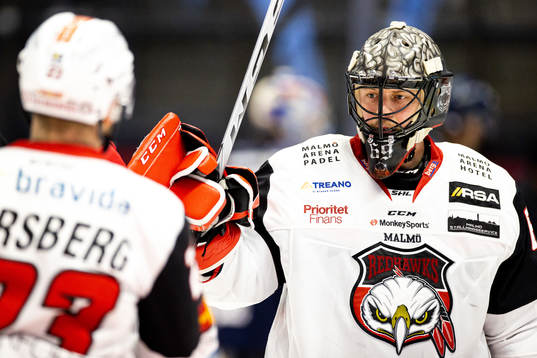 Malmö Redhawks målvakt Oscar Alsenfelt