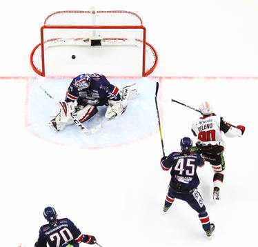 Mål 1-2 av Malmö Redhawks Joseph Veleno förbi