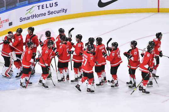 Bläddra bland fler bilder av 2021 IIHF World Junior Championship, day 12, semifinal, Canada - Russia