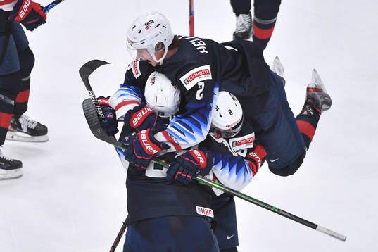 Drew Helleson of USA jumps