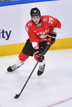 Jack Quinn of Canada skates