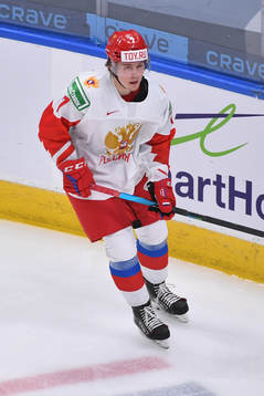 Roman Bychkov of Russia skates