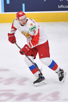 Yegor Afanasiev of Russia skates