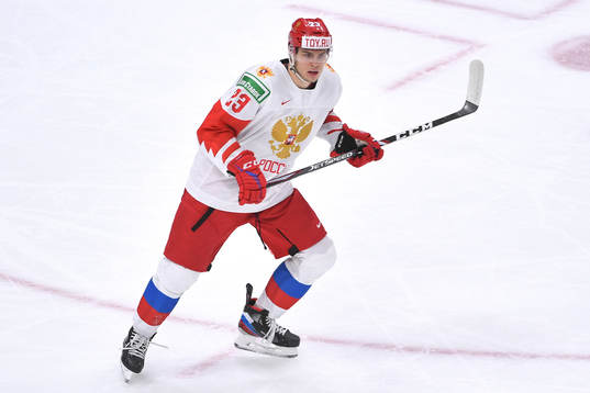 Yegor Afanasiev of Russia skates