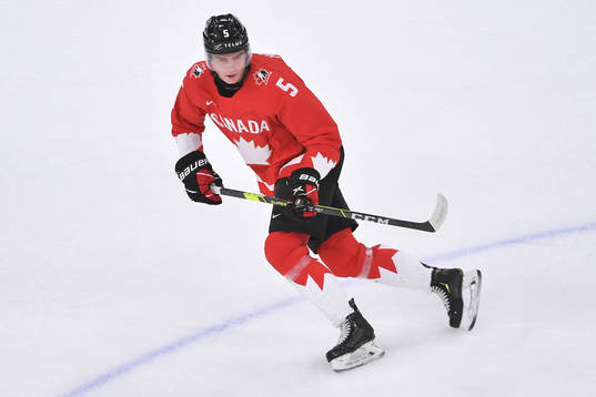 Thomas Harley of Canada skates