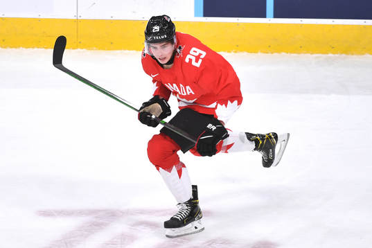 Jack Quinn of Canada skates