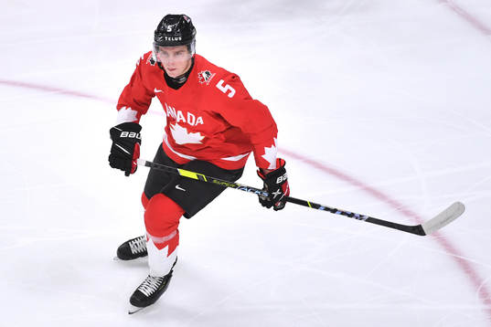Thomas Harley of Canada skates