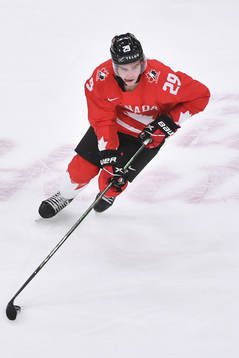 Jack Quinn of Canada skates