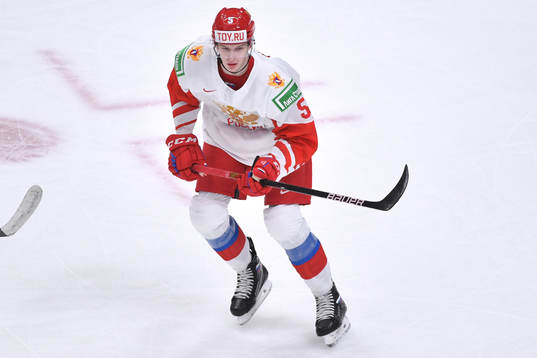 Danil Chaika of Russia skates