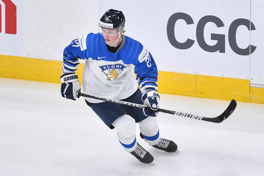 Juuso Parssinen of Finland participates in warm up