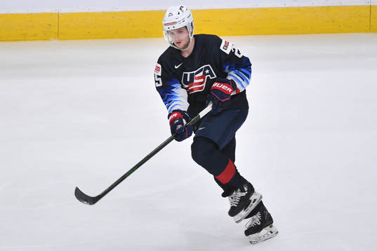 John Farinacci of USA participates in warm up