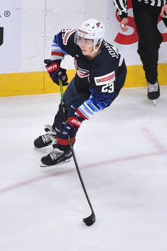 Ryan Johnson of USA skates