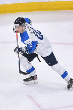 Roni Hirvonen of Finland skates