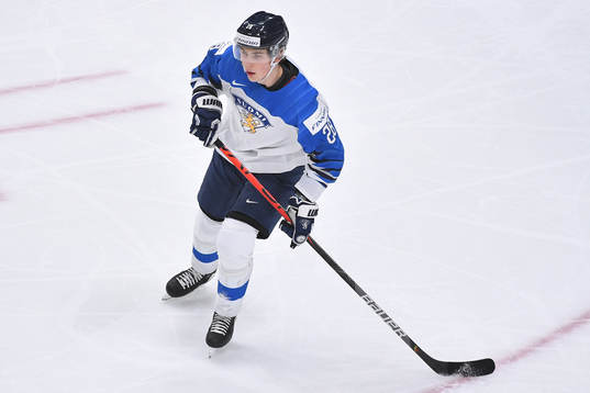 Henri Nikkanen of Finland skates