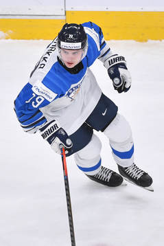 Petteri Puhakka of Finland skates