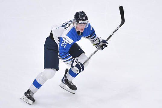Juuso Parssinen of Finland skates