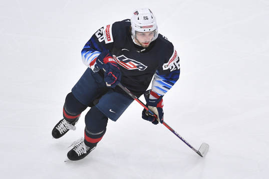 Landon Slaggert of USA skates