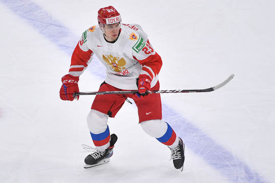 Yegor Afanasiev of Russia skates