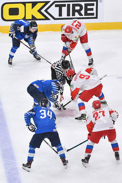Juuso Parssinen of Finland and Mikhail Abramov of Russia
