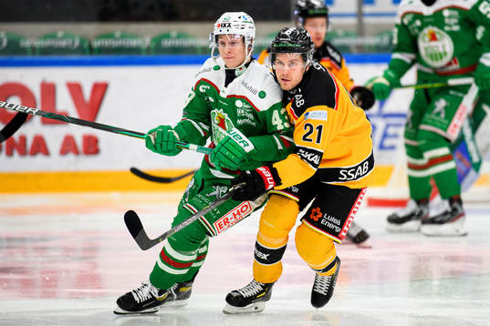 Rögles Olli Palola och Luleås Juhani Tyrväinen