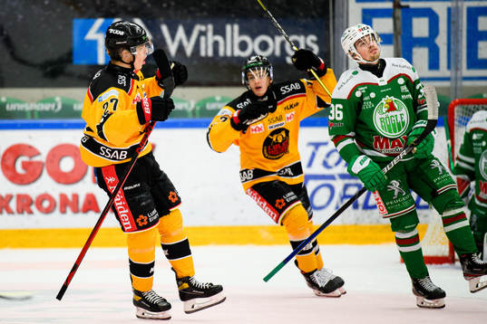 Luleås Nils Lundkvist jublar