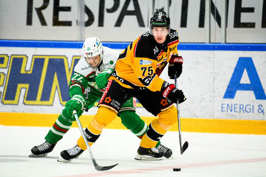 Rögles Samuel Jonsson och Luleås Arttu Ilomäki