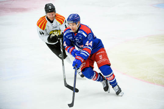 Brynäs Nicklas Danielsson och Oskarshamns Nolan Zajac