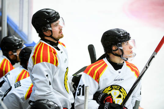Brynäs Marcus Björk och Tomi Sallinen deppar