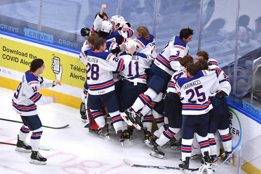 Bläddra bland fler bilder av 2021 IIHF World Junior Championship, final, USA - Canada