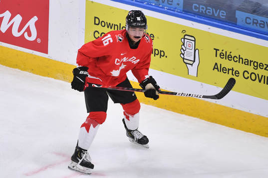 Ryan Suzuki of Canada skates